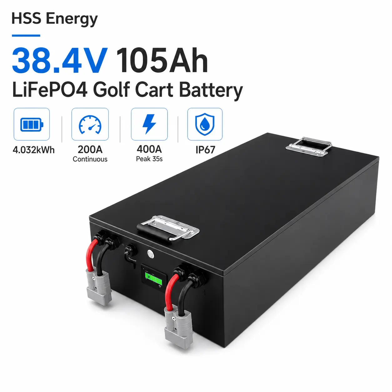 36V 105Ah Golfwagen-Lithiumbatterie