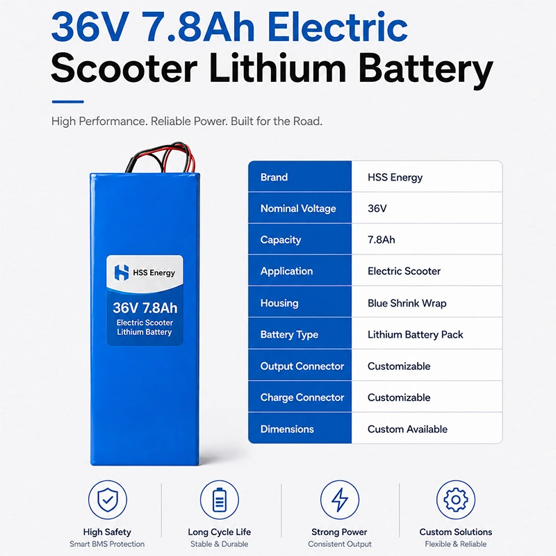 36V 7,8Ah Elektroroller-Lithiumbatterie