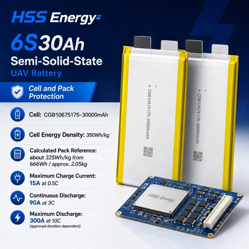 6S 30000 mAh UAV-Batterie