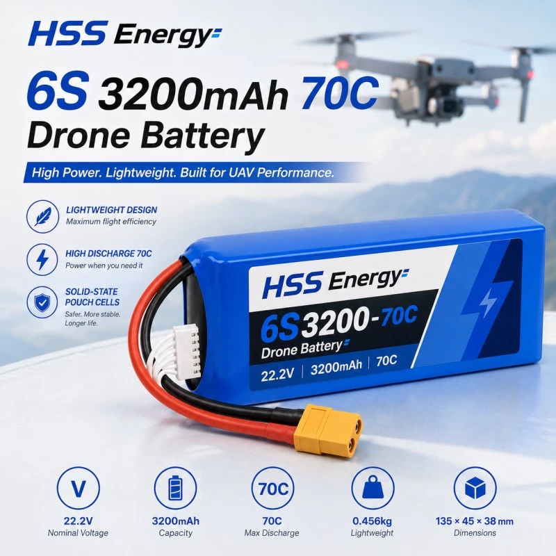 6S 3200 mAh FPV-Akku